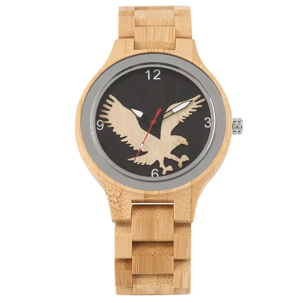 Men's Wooden Watches Eagle Pattern Wooden Wristwatch Quartz Movement Wooden Watches
Men's Wooden Watches Eagle Pattern Wooden Wristwatch Quartz Movement Wooden Watches