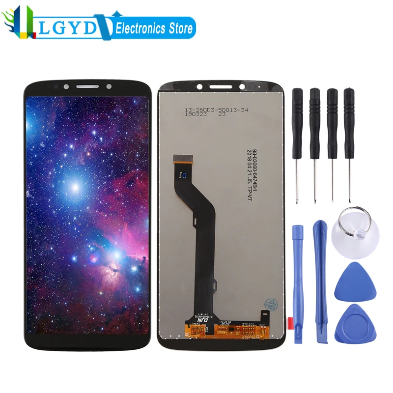 LCD Screen and Digitizer Full Assembly for Motorola Moto E5 Plus Mobile Phone Screen Replacement
LCD Screen and Digitizer Full Assembly for Motorola Moto E5 Plus Mobile Phone Screen Replacement