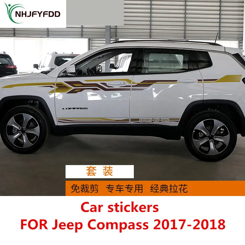 Автомобильные наклейки для Jeep Compass 2017-2018, украшение кузова автомобиля, модные наклейки с компасом, персонализированные пользовательские наклейки
Автомобильные наклейки для Jeep Compass 2017-2018, украшение кузова автомобиля, модные наклейки с компасом, персонализированные пользовательские наклейки