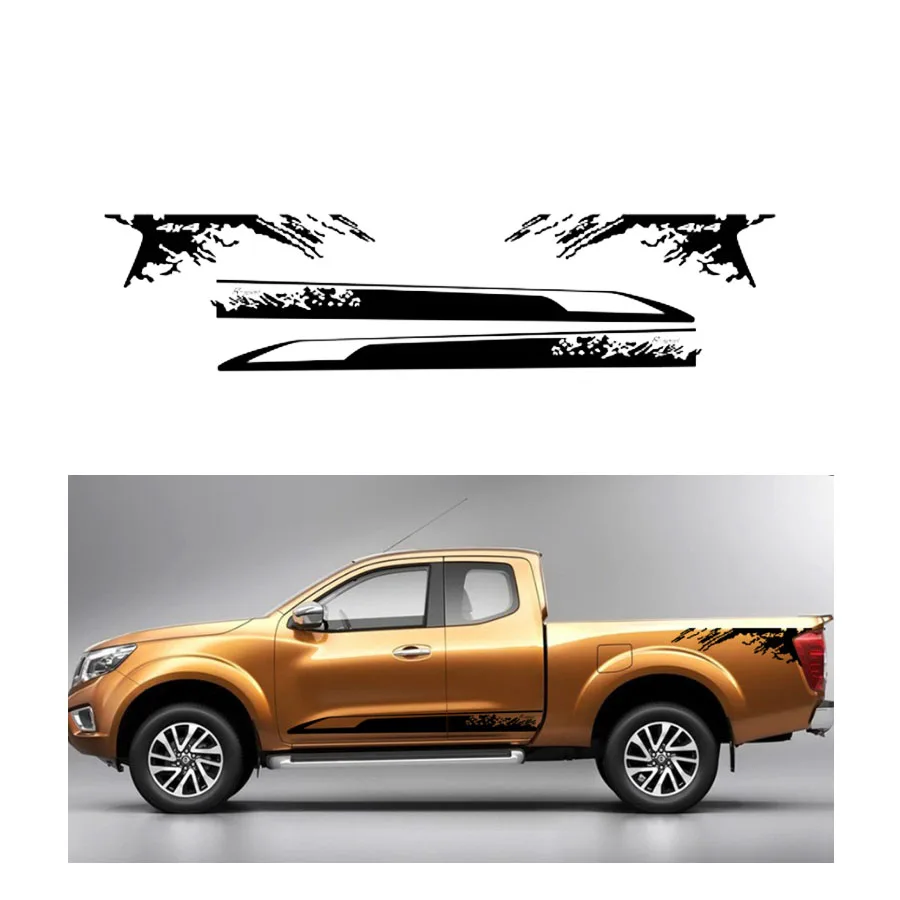 1 Pair lager Black Car Side Body Decal Sticker Vinyl Film Decor Waterproof For Pickup SUV
1 Pair lager Black Car Side Body Decal Sticker Vinyl Film Decor Waterproof For Pickup SUV