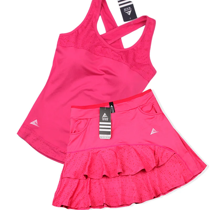 Female Lotus leaf Tennis Skorts Built-in Safety Shorts, Girls Yoga Gym Sport Running Vest, Women's Badminton Skirts With Pocket
Female Lotus leaf Tennis Skorts Built-in Safety Shorts, Girls Yoga Gym Sport Running Vest, Women's Badminton Skirts With Pocket