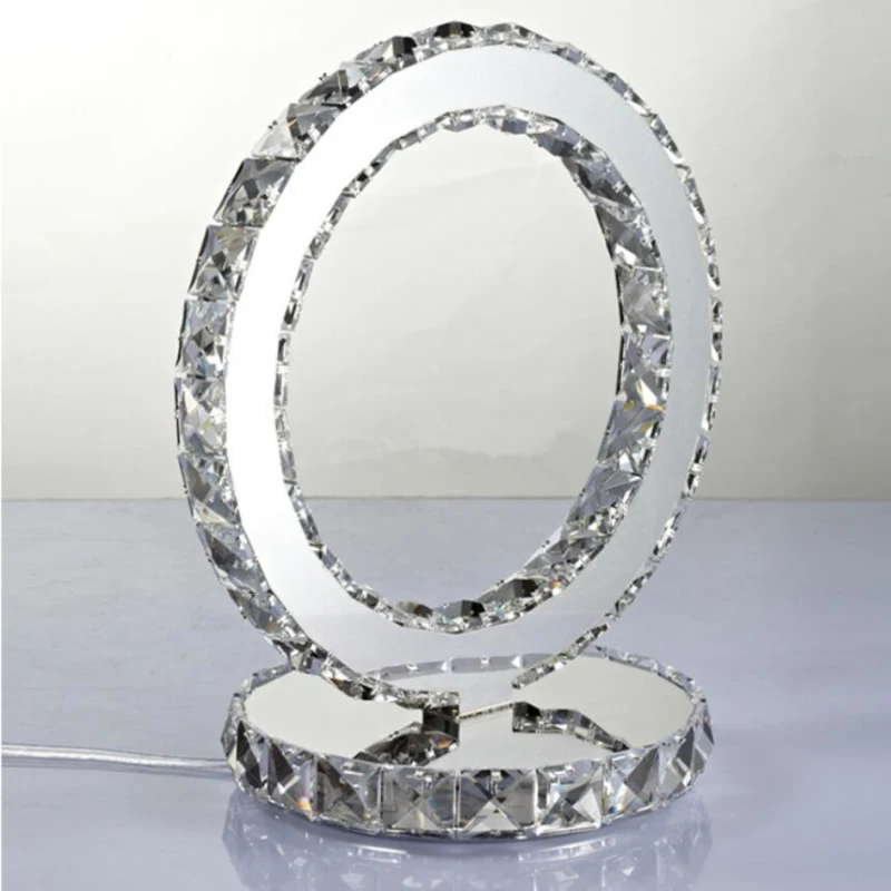 K9 Crystal Table Lamps Modern Table Lamps For Bedroom LED Lights Creative Bedside Table Lamp Round Desk Light AC110V AC220V
K9 Crystal Table Lamps Modern Table Lamps For Bedroom LED Lights Creative Bedside Table Lamp Round Desk Light AC110V AC220V