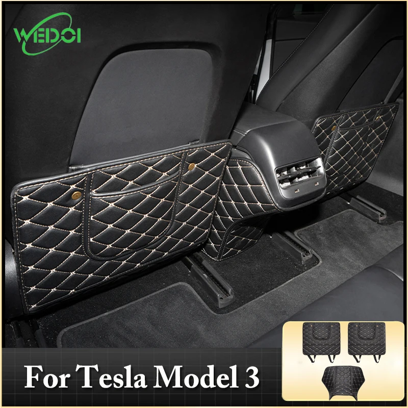 WEDOI PU Leather Rear Seat Anti-kick Pad For Tesla Model 3 Car Back Seat Protector Mat Car Accessories
WEDOI PU Leather Rear Seat Anti-kick Pad For Tesla Model 3 Car Back Seat Protector Mat Car Accessories
