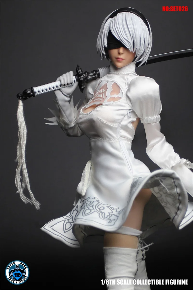 SUPER DUCK SET026 1/6th Cosplay White Dressing Suit Version No Body For Female Phicen S04b Body
SUPER DUCK SET026 1/6th Cosplay White Dressing Suit Version No Body For Female Phicen S04b Body