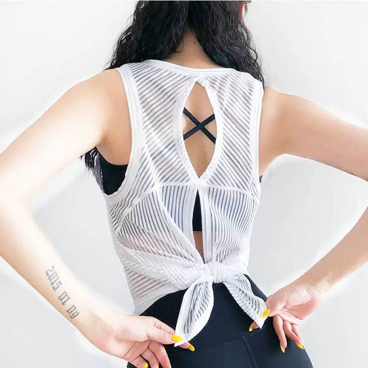 Gym Clothing for Women Sport Shirt Yoga Tops Sexy Hollow Mesh Sports Workout Tank Top Jersey Yoga Clothes Ladies Sportswear
Gym Clothing for Women Sport Shirt Yoga Tops Sexy Hollow Mesh Sports Workout Tank Top Jersey Yoga Clothes Ladies Sportswear