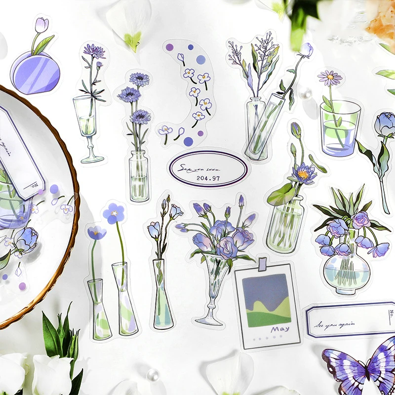 Aesthetic PET sticker bag cute flower shadow small fresh flower hand account decoration material stickers kawaii stickers
Aesthetic PET sticker bag cute flower shadow small fresh flower hand account decoration material stickers kawaii stickers