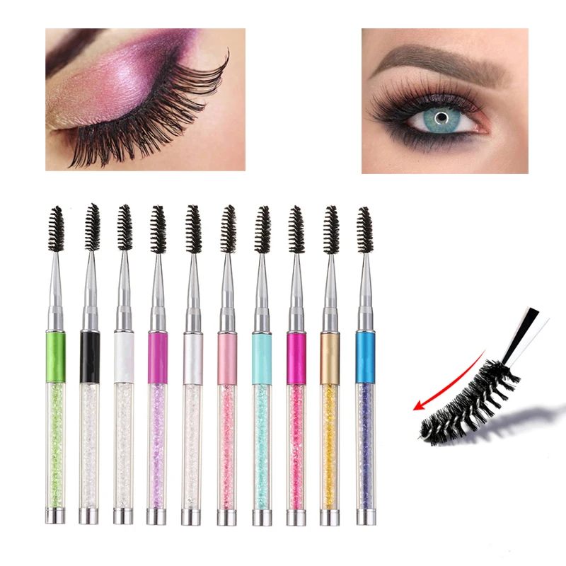 2022 Shiny Rhinestone Eyebrow Comb Eyelash Mascara Wands Applicator Beauty Makeup Eye Brush Makeup Tools Wands Spoolies Brushes
2022 Shiny Rhinestone Eyebrow Comb Eyelash Mascara Wands Applicator Beauty Makeup Eye Brush Makeup Tools Wands Spoolies Brushes