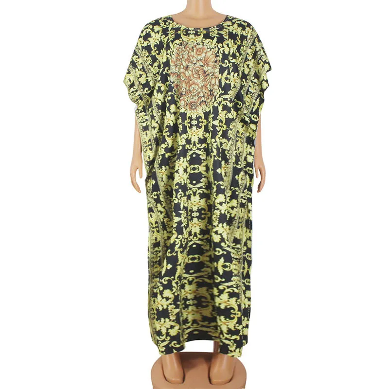 Women Polyester Summer Yellow Print Dress 2020 Elegant Long New Casual Ladies African Batwing Sleeve Dresses
Women Polyester Summer Yellow Print Dress 2020 Elegant Long New Casual Ladies African Batwing Sleeve Dresses