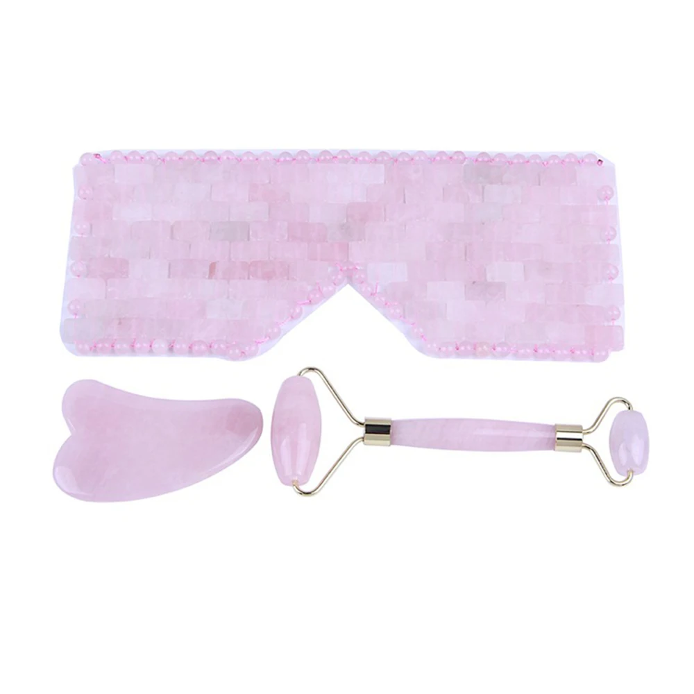 1Set Natural Rose Quartz Sleep Mask & Roller Yoga Meditation Energy Healing Crystal Anti-Aging Hot or Cold Therapy Eye Mask
1Set Natural Rose Quartz Sleep Mask & Roller Yoga Meditation Energy Healing Crystal Anti-Aging Hot or Cold Therapy Eye Mask