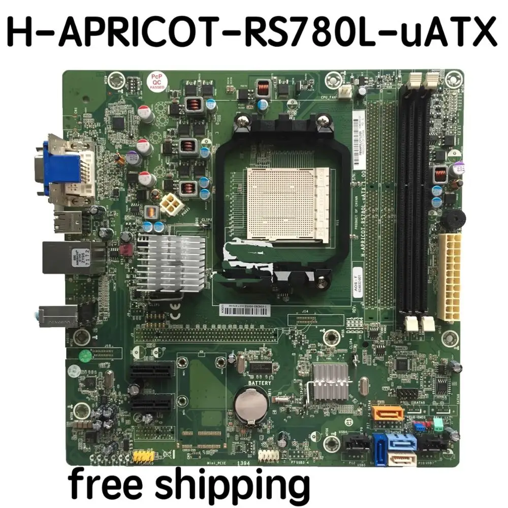 For HP H-APRICOT-RS780L-uATX Motherboard 624832-001 Mainboard 100% Tested Fully Work
For HP H-APRICOT-RS780L-uATX Motherboard 624832-001 Mainboard 100% Tested Fully Work