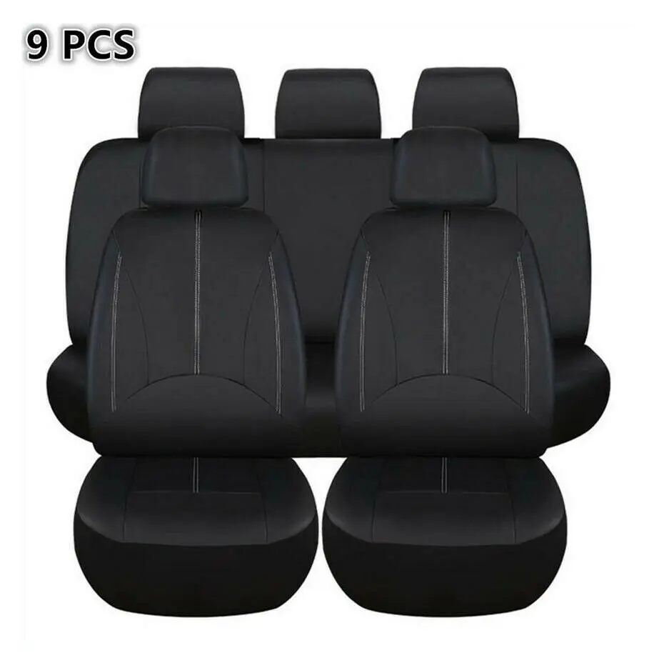 5-Seat Black PU Leather Car Seat Cover Front Rear Cushions Mat Cushion Protector Fashion Style
5-Seat Black PU Leather Car Seat Cover Front Rear Cushions Mat Cushion Protector Fashion Style