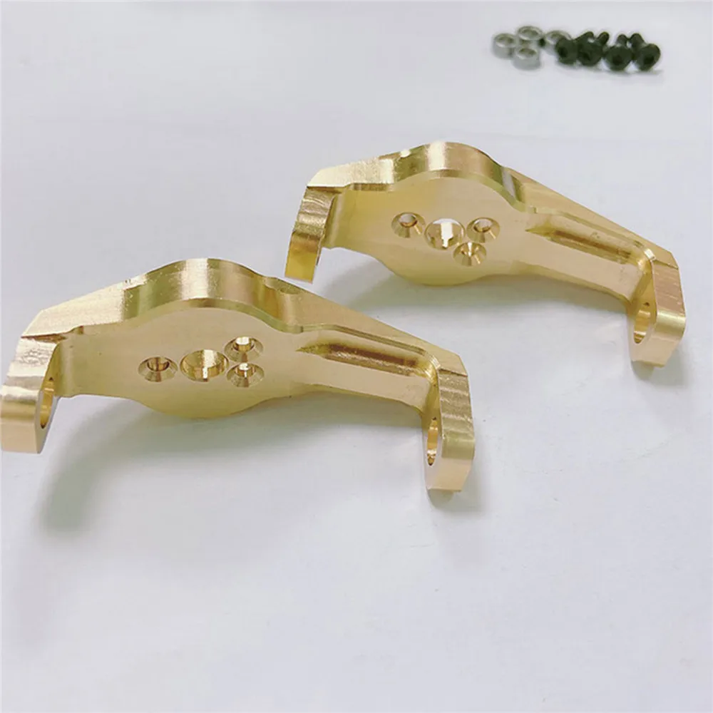 2pcs Heavy Duty Brass Front Steering Carrier C Seat Blocks for 1/10 Traxxas TRX4 Defender RC Car Accessories
2pcs Heavy Duty Brass Front Steering Carrier C Seat Blocks for 1/10 Traxxas TRX4 Defender RC Car Accessories