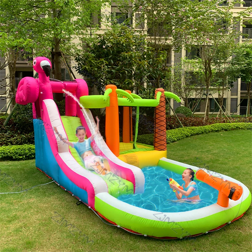 XF082 Bouncing Trampoline Inflatable Castle Children's Cartoon Water Slide Trampoline Outdoor Courtyard PVC Inflatable Castle
XF082 Bouncing Trampoline Inflatable Castle Children's Cartoon Water Slide Trampoline Outdoor Courtyard PVC Inflatable Castle