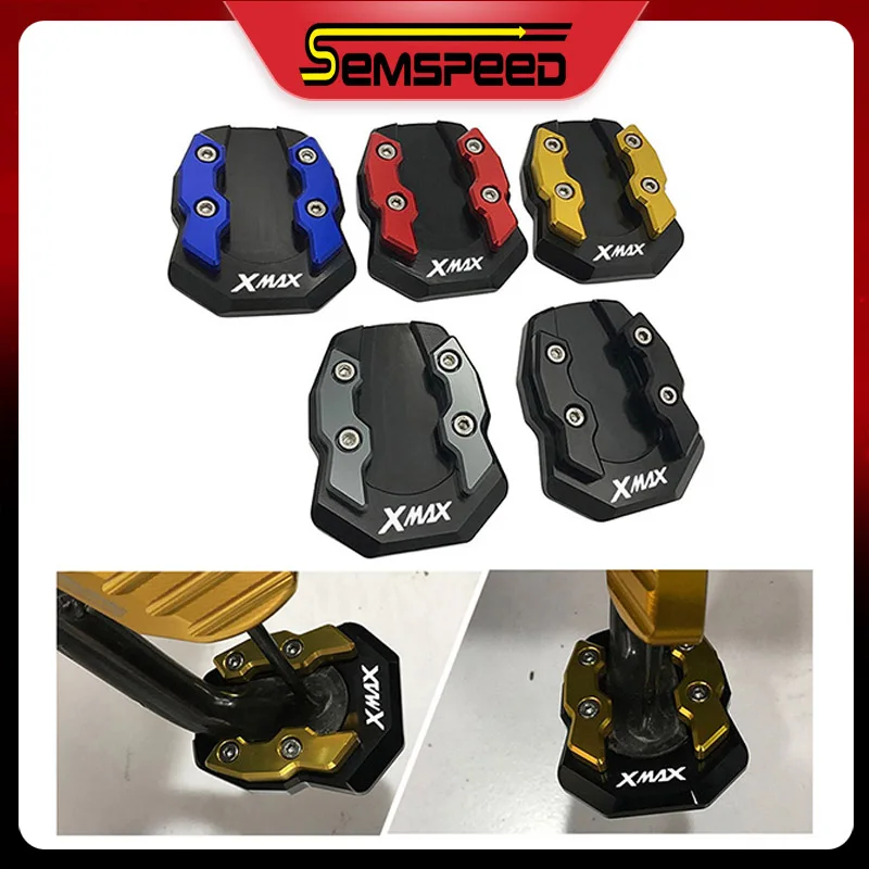 Боковые накладки на подставку для YAMAHA XMAX 400 XMAX 300 XMAX 250 XMAX 125 2020 SEMSPEED, удлинительные опорные пластины с ЧПУ для мотоцикла
Боковые накладки на подставку для YAMAHA XMAX 400 XMAX 300 XMAX 250 XMAX 125 2020 SEMSPEED, удлинительные опорные пластины с ЧПУ для мотоцикла