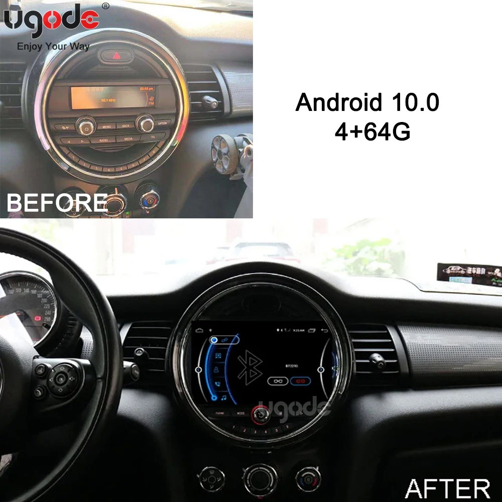 Ugode 9inch Android 13 Car Screen Display Touch Screen Carplay Stereo GPS Navigation System for BMW MINI COOPER F55 F56 R60
Ugode 9inch Android 13 Car Screen Display Touch Screen Carplay Stereo GPS Navigation System for BMW MINI COOPER F55 F56 R60