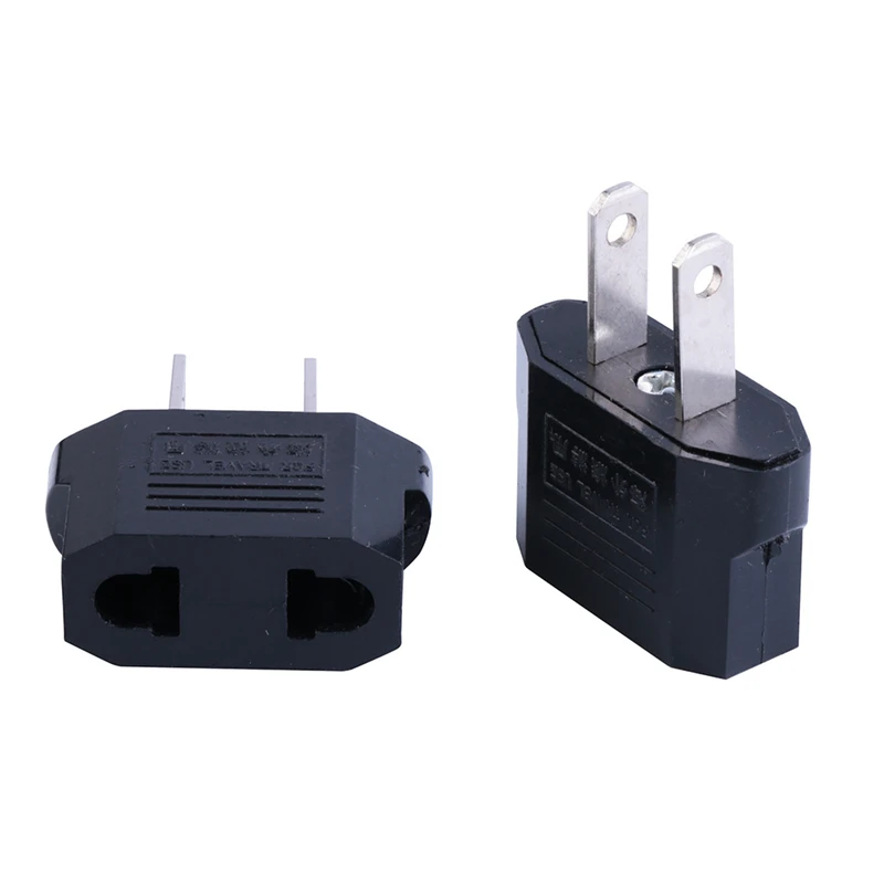 500 Pcs US to EU Plug Adapter USA to Europe Travel Wall AC Power Adapter Converter Travel Charger Converter
500 Pcs US to EU Plug Adapter USA to Europe Travel Wall AC Power Adapter Converter Travel Charger Converter