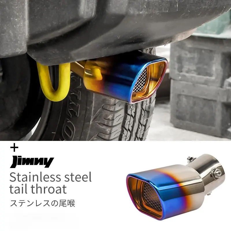 Car Exhaust Pipe Decoration Tail Muffler For 2019 2020 Suzuki Jimny JB64 JB74 Rear Bumper Accessories Supplies Modification
Car Exhaust Pipe Decoration Tail Muffler For 2019 2020 Suzuki Jimny JB64 JB74 Rear Bumper Accessories Supplies Modification