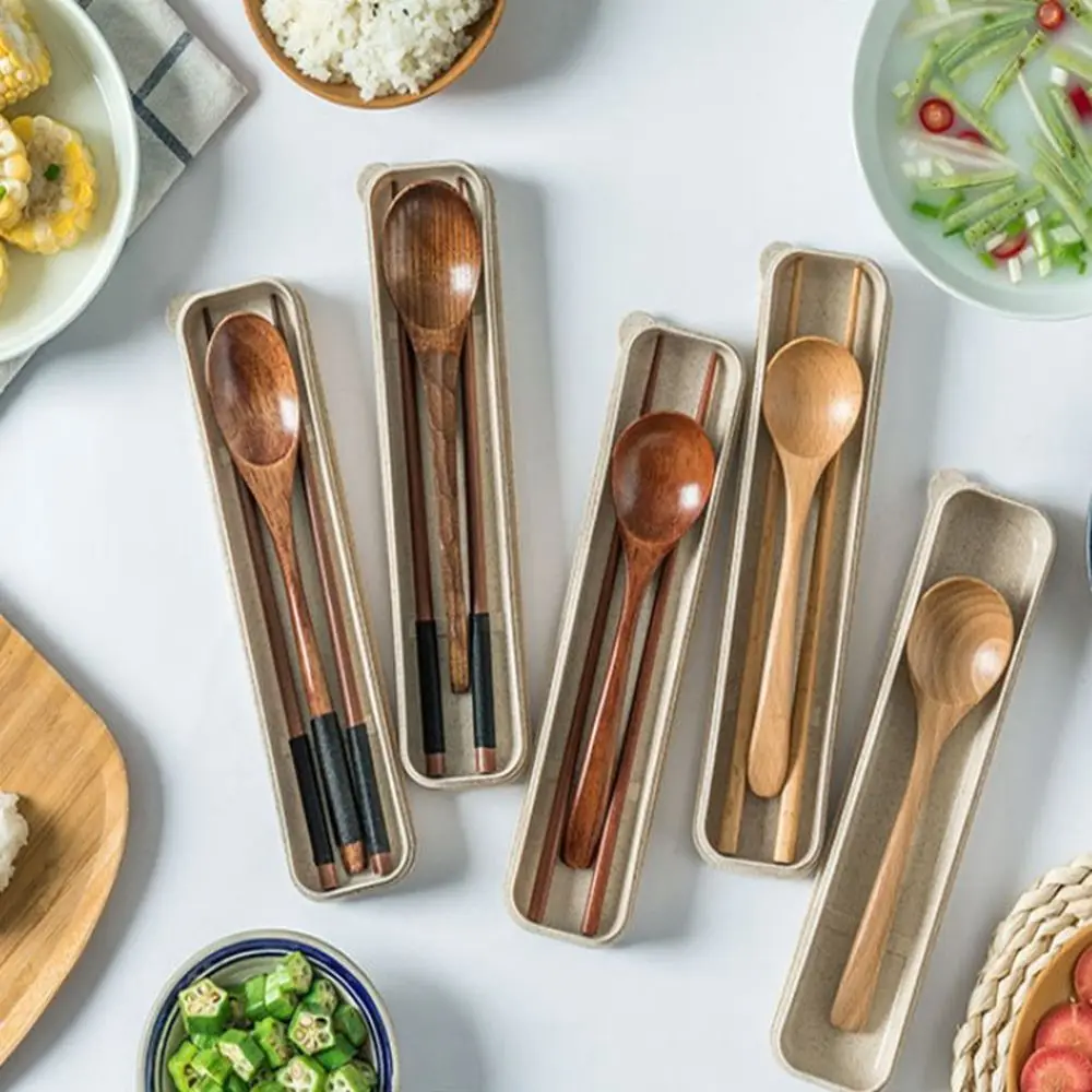 Japanese-style Convenient With Box Travel Children's Portable Reusable Chopsticks Dinnerware Cutlery Set Spoon
Japanese-style Convenient With Box Travel Children's Portable Reusable Chopsticks Dinnerware Cutlery Set Spoon