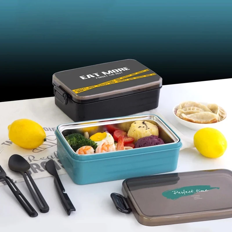 Lunch Box Free Cutlery Letter Pattern Student School Food Storage 304 Stainless Steel Liner Office Worker Bento Box 1100mll/37oz
Lunch Box Free Cutlery Letter Pattern Student School Food Storage 304 Stainless Steel Liner Office Worker Bento Box 1100mll/37oz