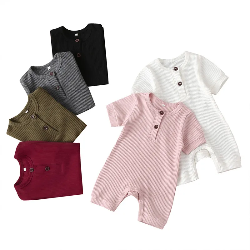 2023 Baby Summer Clothing Newborn Infant Baby Boy Girl Cotton Romper Knitted Ribbed Jumpsuit Solid Clothes Outfit 35
2023 Baby Summer Clothing Newborn Infant Baby Boy Girl Cotton Romper Knitted Ribbed Jumpsuit Solid Clothes Outfit 35