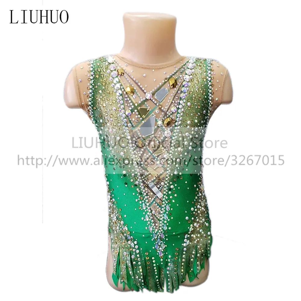 LIUHUO Women's Girls' Adult Performance Rhythmic Gymnastics Competition Leotard Ice Figure Skating Dress Sleeveless Green Kids
LIUHUO Women's Girls' Adult Performance Rhythmic Gymnastics Competition Leotard Ice Figure Skating Dress Sleeveless Green Kids