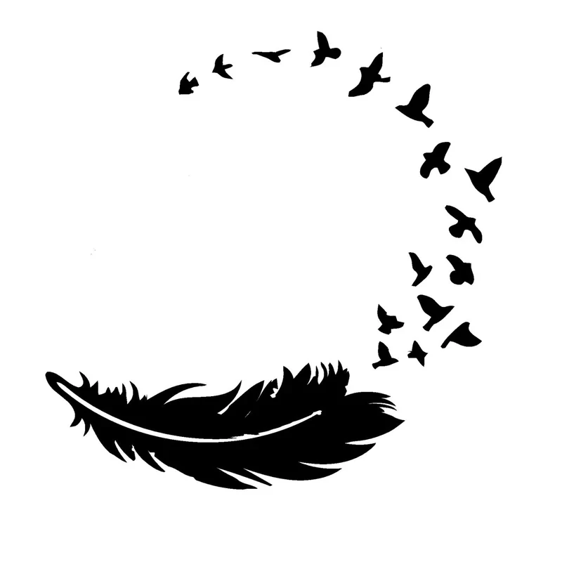 Feather Car Stickers Vinyl Decal Waterproof Removable for Auto Window Laptop Water Bottle Nature Boho Decor
Feather Car Stickers Vinyl Decal Waterproof Removable for Auto Window Laptop Water Bottle Nature Boho Decor