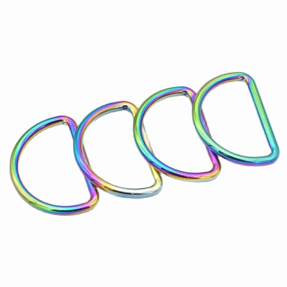 4/5'' 1'' 3/5''Rainbow D ring Non Welded D Buckles Semicircle Buckles Sliding D Rings Belt Buckles Strap Craft Hardware-6pcs
4/5'' 1'' 3/5''Rainbow D ring Non Welded D Buckles Semicircle Buckles Sliding D Rings Belt Buckles Strap Craft Hardware-6pcs