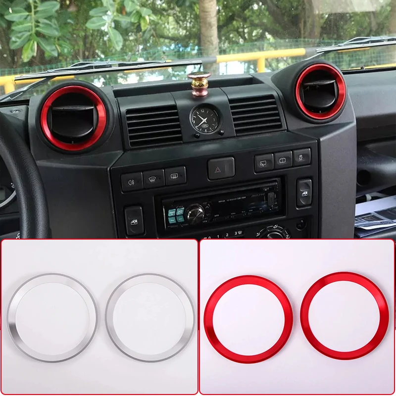 Car Center Console AC Air Conditioning Vent Outlet Decoration Cover Ring For Land Rover Defender 90 110 130 2004-19 Car Accessoy
Car Center Console AC Air Conditioning Vent Outlet Decoration Cover Ring For Land Rover Defender 90 110 130 2004-19 Car Accessoy