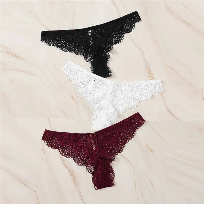 European Thong Pants Sexy Lace Panties Fashion Hollow Out Comfort G-String Low Waist Seamless Transparent Briefs Female Lingerie
European Thong Pants Sexy Lace Panties Fashion Hollow Out Comfort G-String Low Waist Seamless Transparent Briefs Female Lingerie