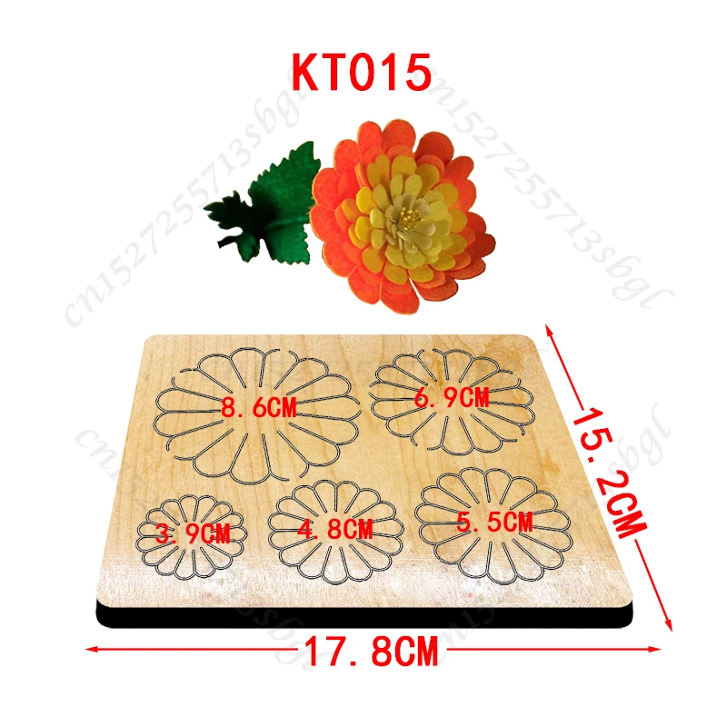 Handmade Daisy Cutting Dies Wooden Dies Suitable for Common Die Cutting Machines on the Market
Handmade Daisy Cutting Dies Wooden Dies Suitable for Common Die Cutting Machines on the Market