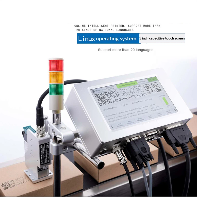 Handheld inkjet Printer Color ink Jet Intelligent Small Printing Online Touch Screen QR Coding Code Logo Multilingual Language
Handheld inkjet Printer Color ink Jet Intelligent Small Printing Online Touch Screen QR Coding Code Logo Multilingual Language