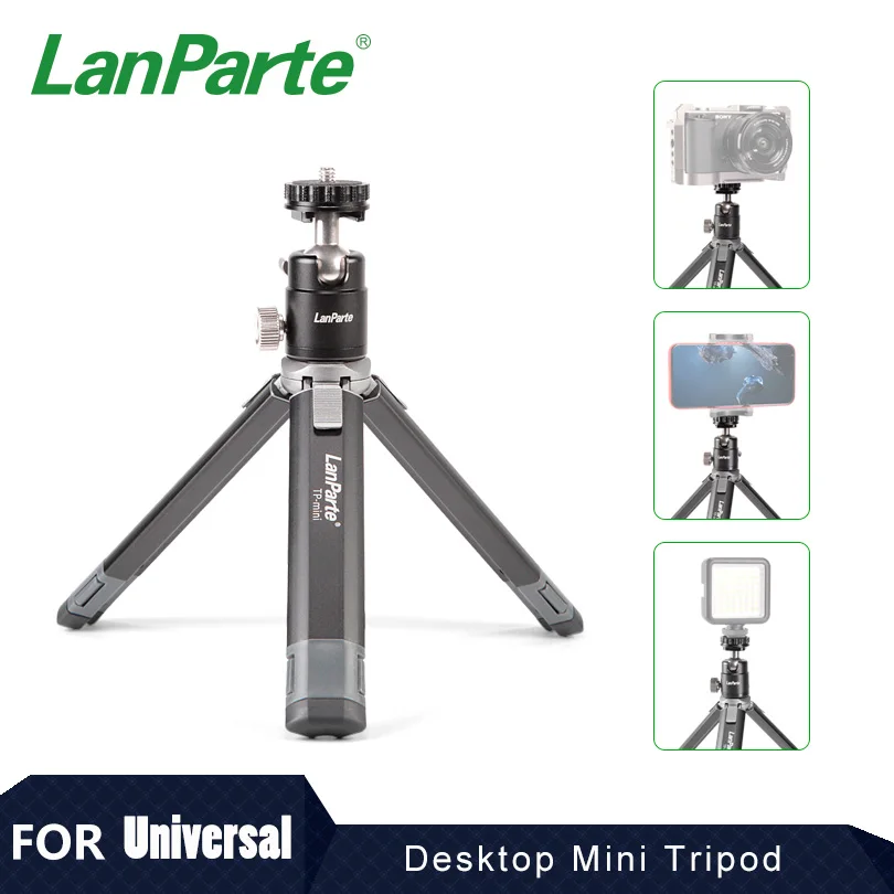 Camera Phone Stand Lightweight Tabletop Mini Metal Tripod with Universal Ball Head Mount
Camera Phone Stand Lightweight Tabletop Mini Metal Tripod with Universal Ball Head Mount