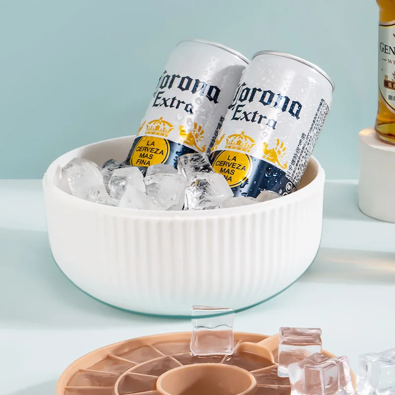 Creative Double-Layer Ice Cube Mold Safety Silicone Ice Tray Ice Cube Box Ice Maker Household Quick-Freezing Artifact Ice Maker
Creative Double-Layer Ice Cube Mold Safety Silicone Ice Tray Ice Cube Box Ice Maker Household Quick-Freezing Artifact Ice Maker