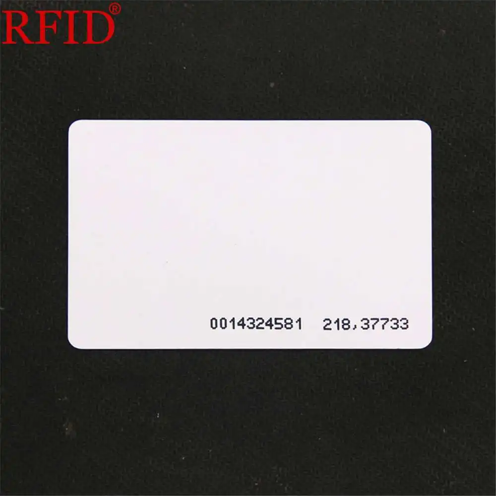 ID 125khz EM4100 TK4100 Read Only White Card Keyfob Token RFID Proximity Chip Access Control Card Fast Shipping 100pcs
ID 125khz EM4100 TK4100 Read Only White Card Keyfob Token RFID Proximity Chip Access Control Card Fast Shipping 100pcs