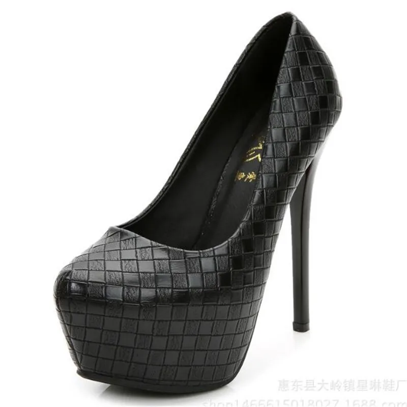 14CM Thin High heel Pumps Women Shoes PU Slip On Round Toe waterproof Classics fashion Dress Party Wedding women shoes Black
14CM Thin High heel Pumps Women Shoes PU Slip On Round Toe waterproof Classics fashion Dress Party Wedding women shoes Black