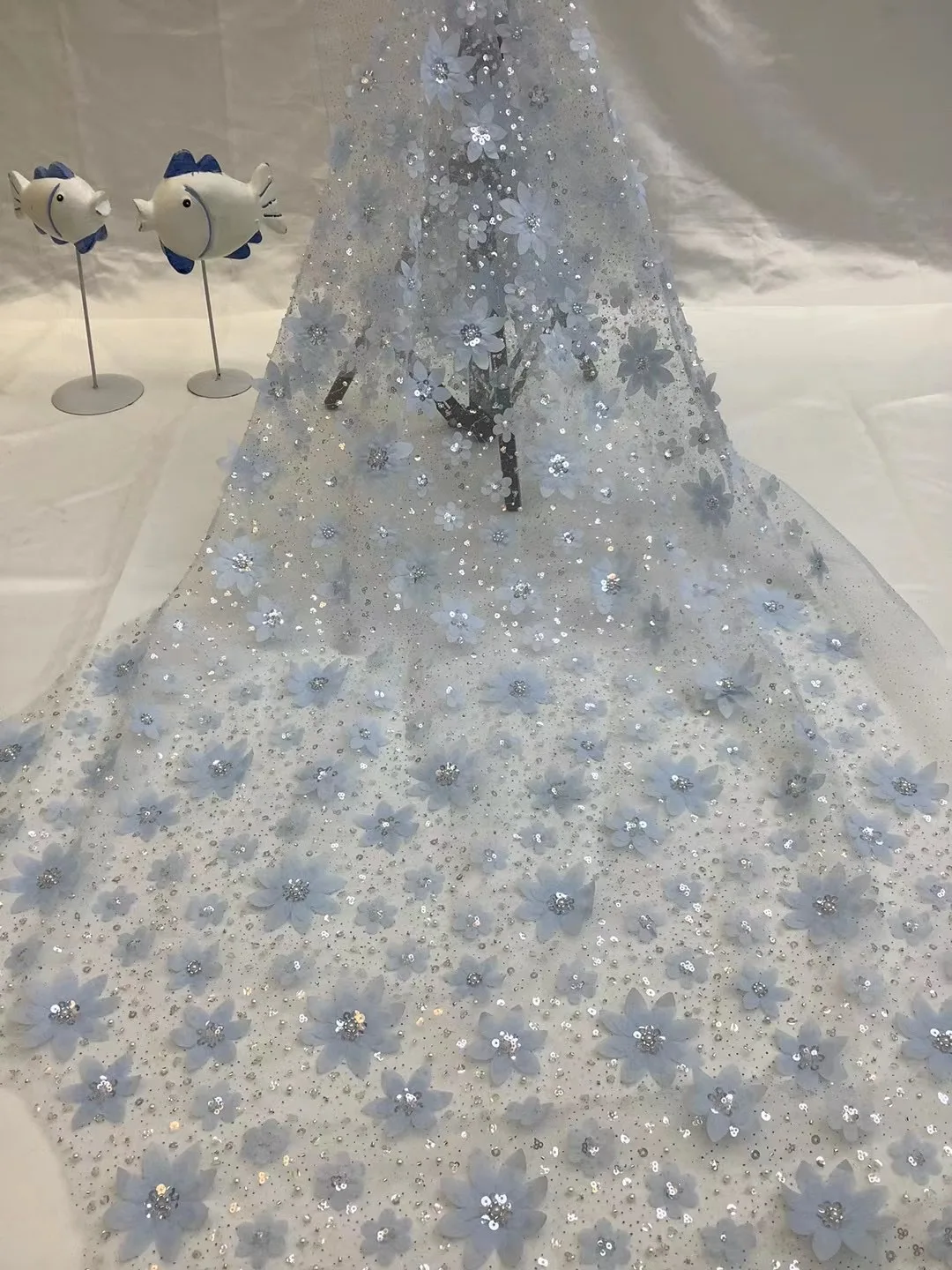 Beaded Sequined Tulle Embroidery, 3D Applique, Comfortable Fabric, Suitable for Cute Ladies Skirts, New Listing
Beaded Sequined Tulle Embroidery, 3D Applique, Comfortable Fabric, Suitable for Cute Ladies Skirts, New Listing