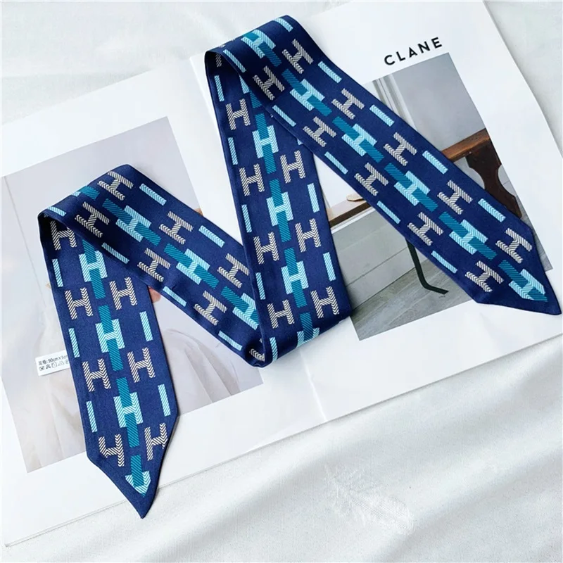 Narrow Long 100% Ring Silk Scarf Women Ladies Fashion Neck Head Hair Scarves Hairband Bag Scarf 90*5CM
Narrow Long 100% Ring Silk Scarf Women Ladies Fashion Neck Head Hair Scarves Hairband Bag Scarf 90*5CM