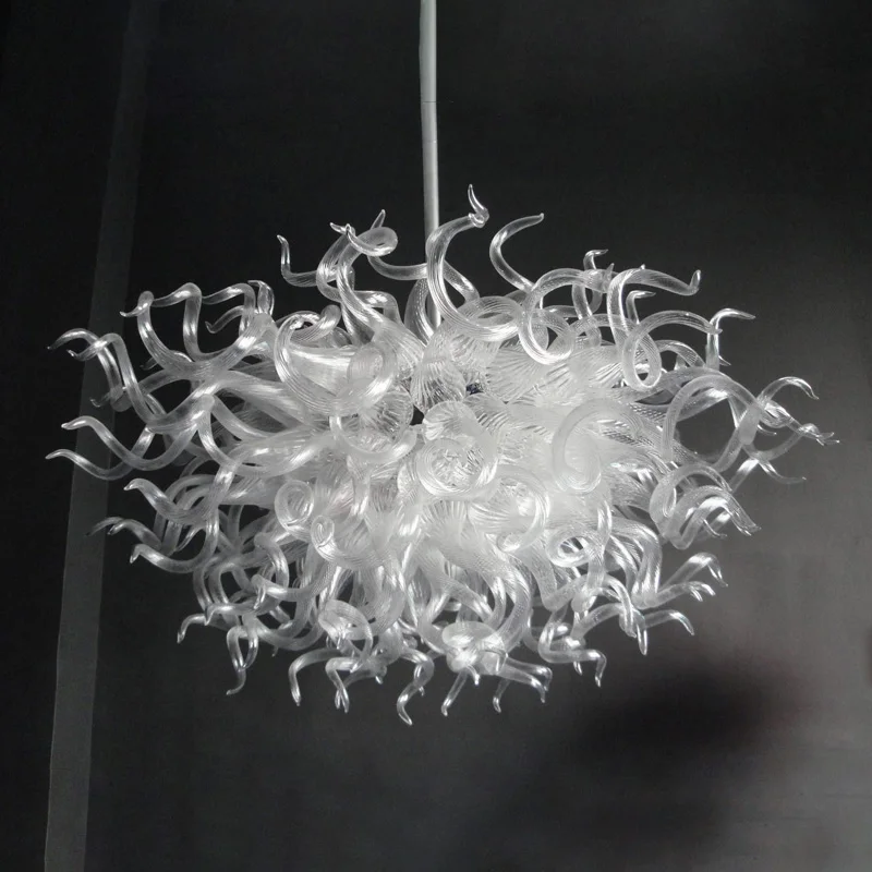 Modern Murano High Hanging White Color Glass Chandeliers Art LED Lighting Hand Blown Glass Chandelier Hotel Room Decoration
Modern Murano High Hanging White Color Glass Chandeliers Art LED Lighting Hand Blown Glass Chandelier Hotel Room Decoration