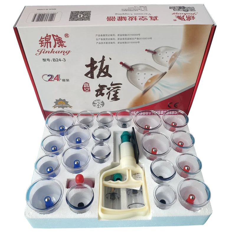 24 Cans Vacuum Cupping Massage Cups Set with Magnetic Therapy Relax Body Acupuncture Massager Suction Pump Cup Health Care Tools
24 Cans Vacuum Cupping Massage Cups Set with Magnetic Therapy Relax Body Acupuncture Massager Suction Pump Cup Health Care Tools