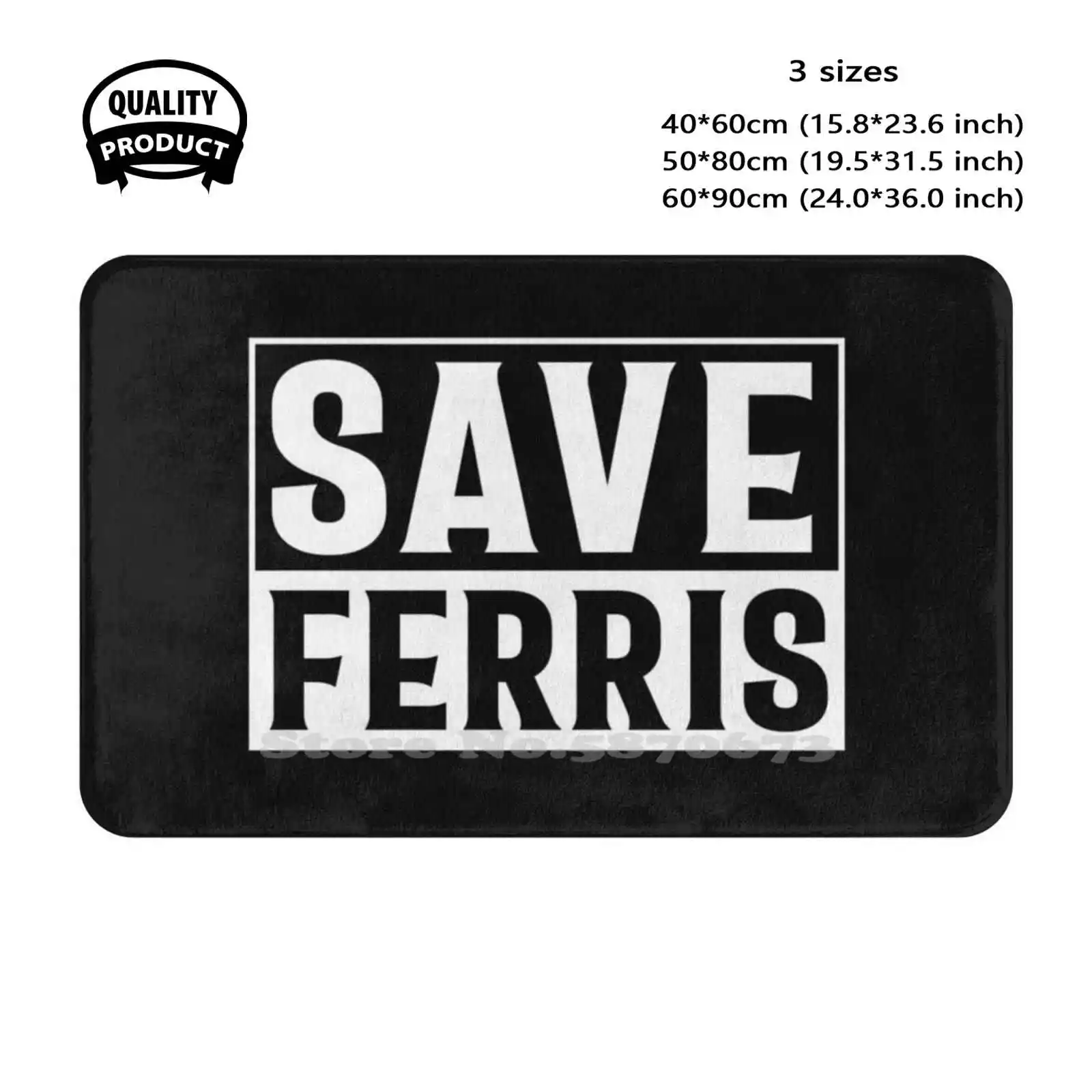 Save Ferris 80S Movie Design Soft Cushion Home Carpet Door Mat Car Rug 80S Movies John Hughes Day Off Matthew Brodrick Ferris
Save Ferris 80S Movie Design Soft Cushion Home Carpet Door Mat Car Rug 80S Movies John Hughes Day Off Matthew Brodrick Ferris
