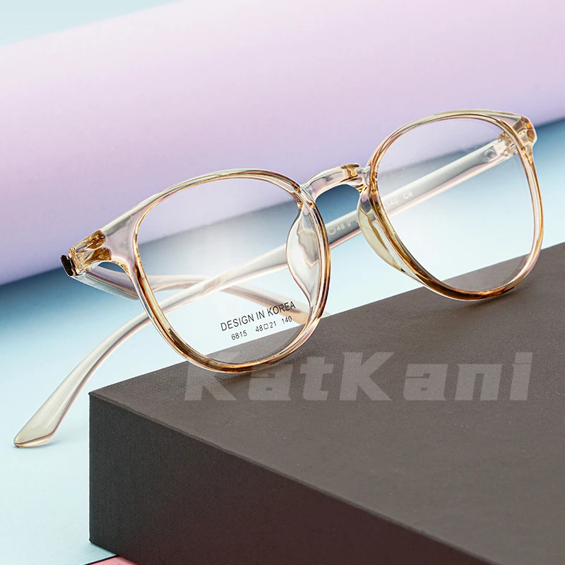 KatKani Retro Round Eyeglasses Frame For Men And Women Ultra Light TR90 Fashion UV400 Optical Prescription Glasses Frame TR6815
KatKani Retro Round Eyeglasses Frame For Men And Women Ultra Light TR90 Fashion UV400 Optical Prescription Glasses Frame TR6815