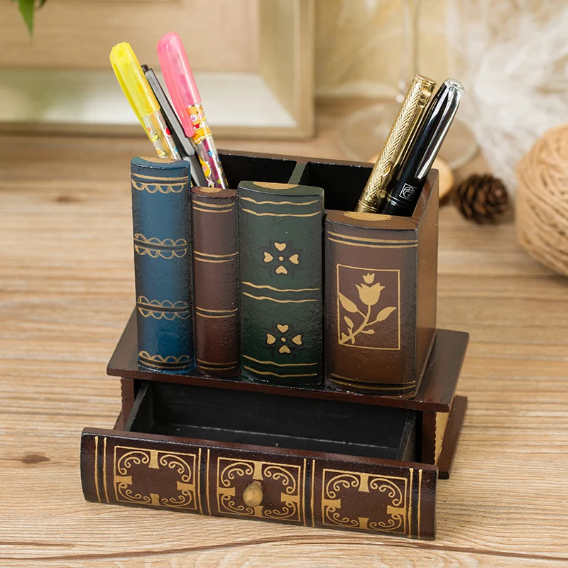 коробка для хранения Retro Style Creative Solid Wooden Pen Holder Decoration Home Office Study Desk Storage Box Receive A Case
коробка для хранения Retro Style Creative Solid Wooden Pen Holder Decoration Home Office Study Desk Storage Box Receive A Case