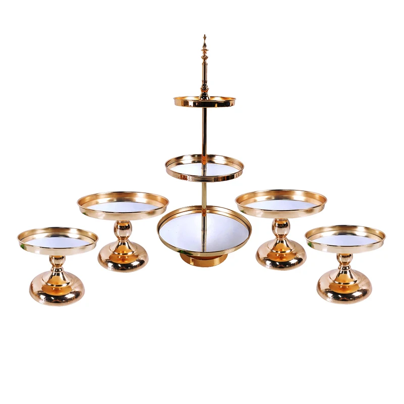 2pcs-5pcs mirror Wedding Decoration 2 or 3 Tier Cupcake Display Gold Metal Cake Stand
2pcs-5pcs mirror Wedding Decoration 2 or 3 Tier Cupcake Display Gold Metal Cake Stand