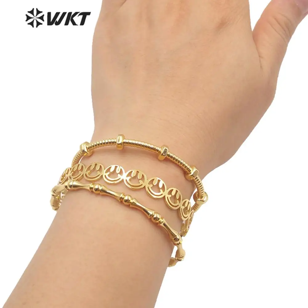 WT-B557 Hollow Out Cuff Bangle Top Quality Lady Simple Brass Bangle in Adjustable Size Wholesale Women Elegant Accessory
WT-B557 Hollow Out Cuff Bangle Top Quality Lady Simple Brass Bangle in Adjustable Size Wholesale Women Elegant Accessory