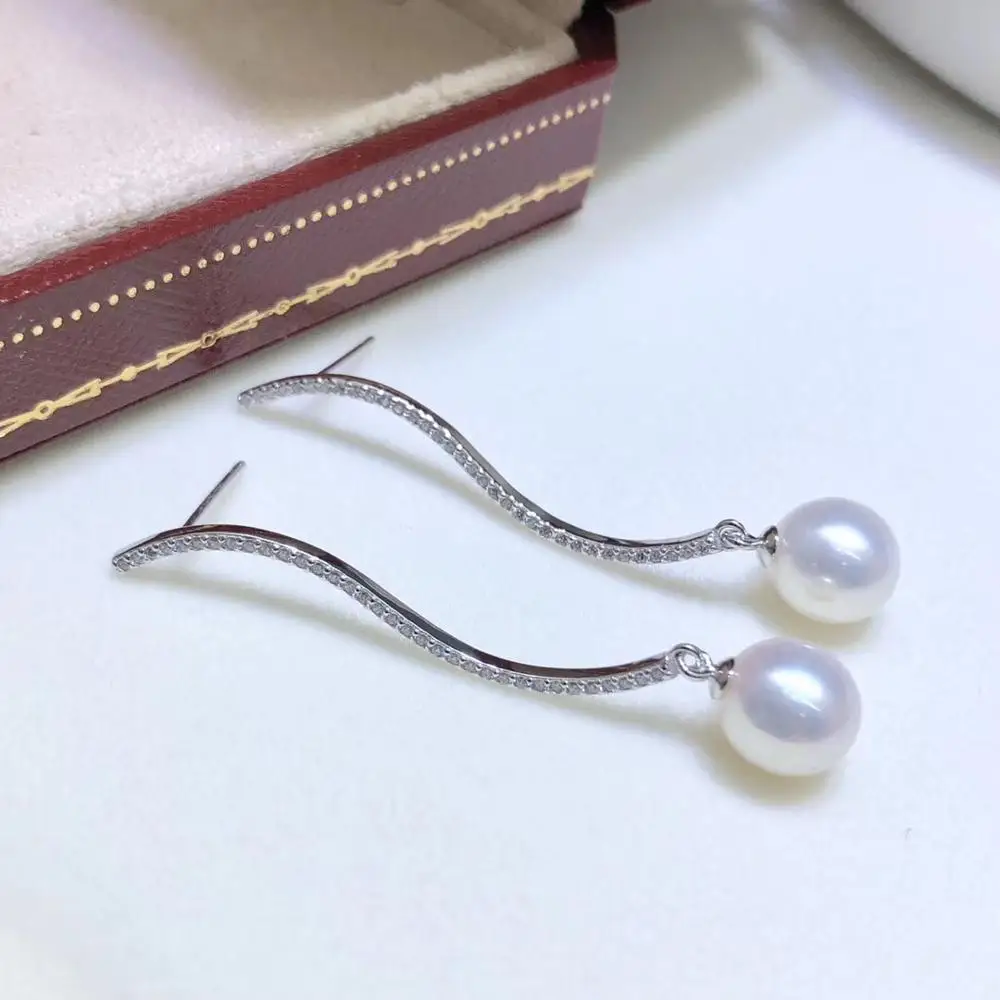 New Arrival 925 Sterling Silver Earrings Mountings Jewelry Parts Fittings Women Accessories for Pearls Beads Stones Agate Jade
New Arrival 925 Sterling Silver Earrings Mountings Jewelry Parts Fittings Women Accessories for Pearls Beads Stones Agate Jade