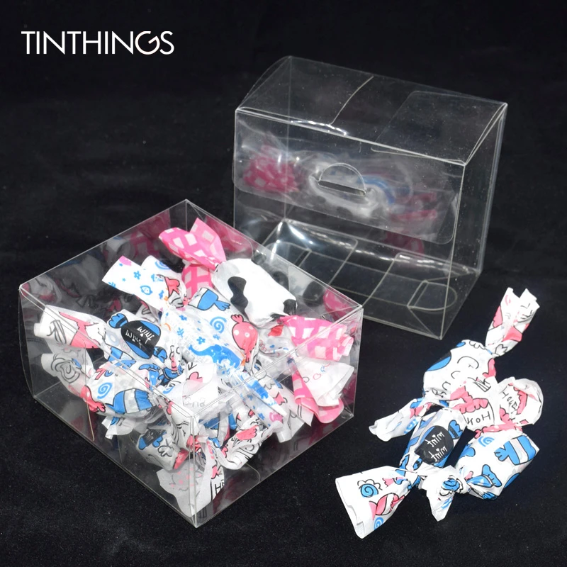 100PCS Clear Pvc Gift Box Packaging Storage Transparent Candy Box Plastic Snacks Chocolate Cookies Boxes Birthday Wedding Favor 
100PCS Clear Pvc Gift Box Packaging Storage Transparent Candy Box Plastic Snacks Chocolate Cookies Boxes Birthday Wedding Favor