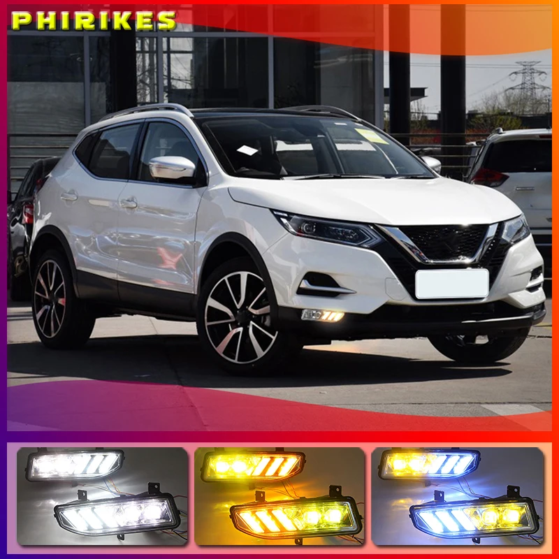 2 шт. для Nissan Qashqai 2019 2020 динамического отложным воротником желтый сигнал дневные ходовые огни 12В светодиодный противотуманный фонарь светодиодный дневной светильник
2 шт. для Nissan Qashqai 2019 2020 динамического отложным воротником желтый сигнал дневные ходовые огни 12В светодиодный противотуманный фонарь светодиодный дневной светильник