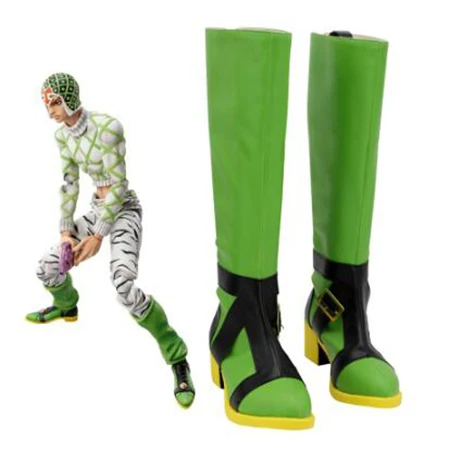 JoJo's Bizarre Adventure Guido Mista Cosplay Boots Shoes Green Men Shoes Costume Customized Accessories Halloween Party Shoes
JoJo's Bizarre Adventure Guido Mista Cosplay Boots Shoes Green Men Shoes Costume Customized Accessories Halloween Party Shoes