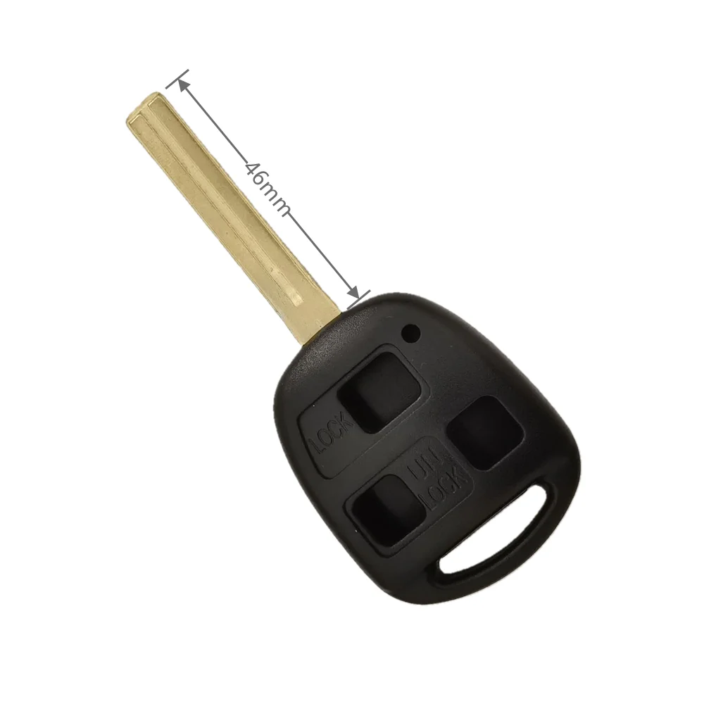 3 Buttons Remote Case 46mm For Lexus Es Rx Is Lx Gs IS200 RX300 ES300 LS400 GX460 For Toyota Uncut TOY48 Blade Car Key Shell
3 Buttons Remote Case 46mm For Lexus Es Rx Is Lx Gs IS200 RX300 ES300 LS400 GX460 For Toyota Uncut TOY48 Blade Car Key Shell