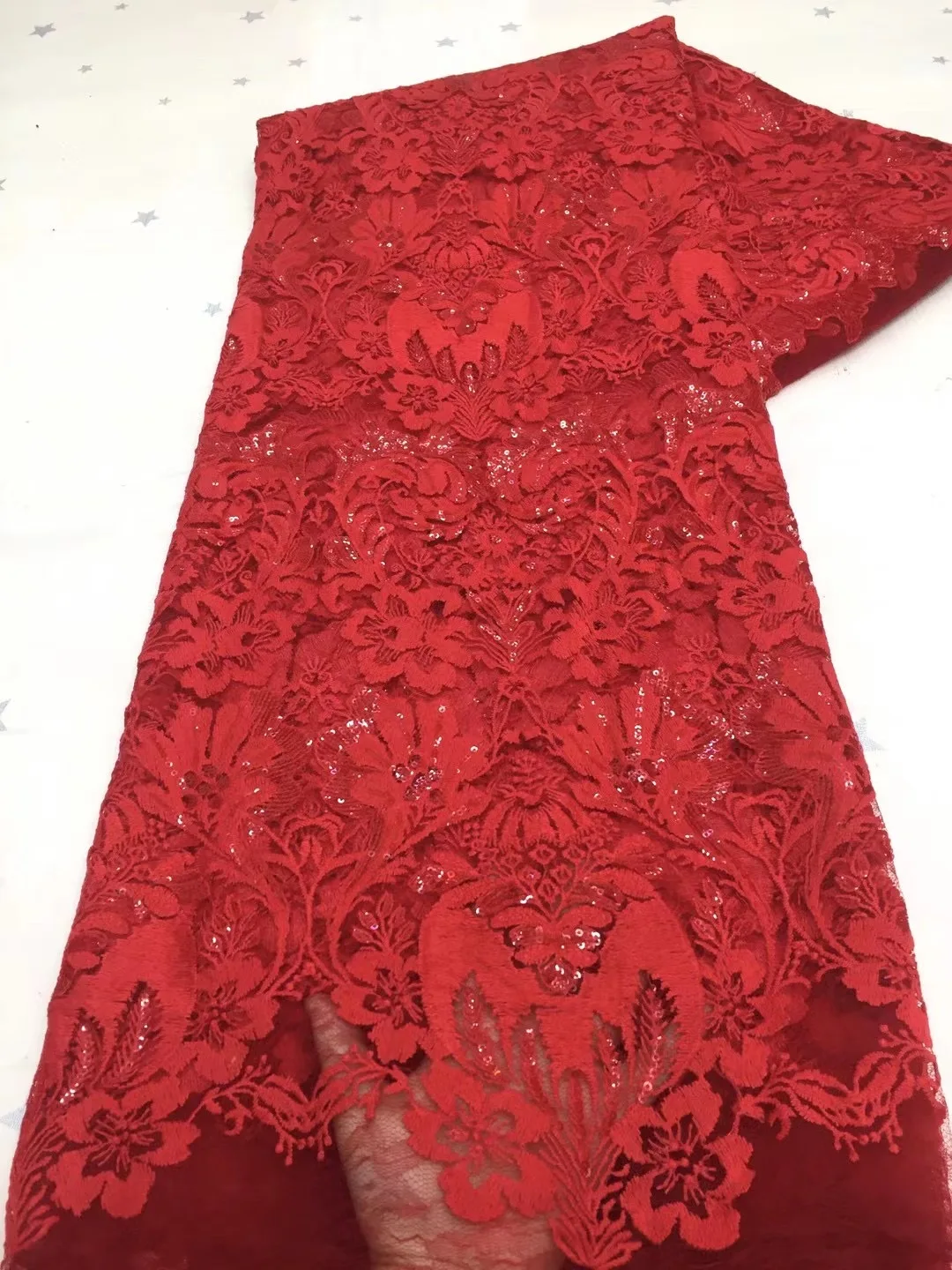 (5yards/pc) Fully embroidered African net lace with sequins soft French lace fabric for party dress 7 colors FZX072
(5yards/pc) Fully embroidered African net lace with sequins soft French lace fabric for party dress 7 colors FZX072